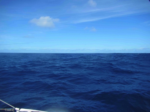 A nice day in the middle of the ocean