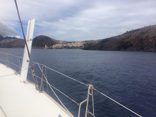 Madeira  marina ahead