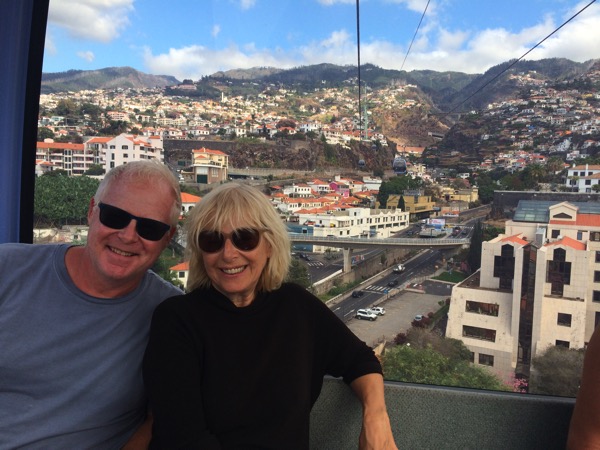 Madeira  Up the cable car